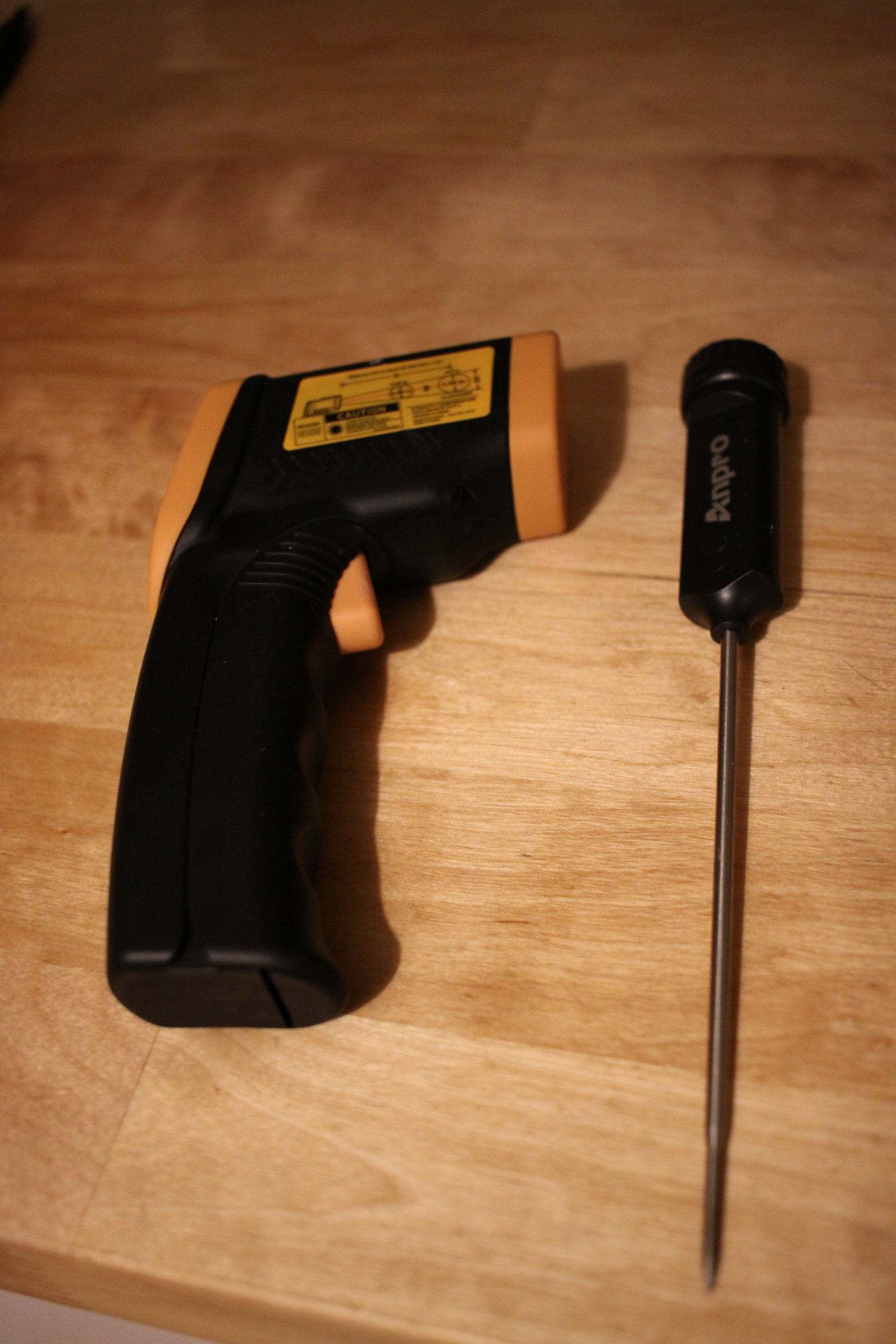 Regular and Infrared Thermometers.